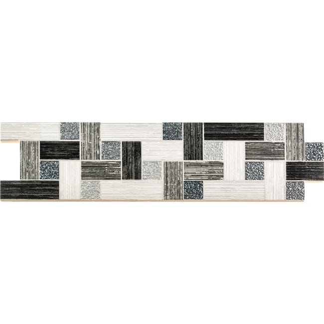 CENEFA CERÁMICA 6.5X25CM 6822 GRIS. PACK 3 UNIDADES - 1