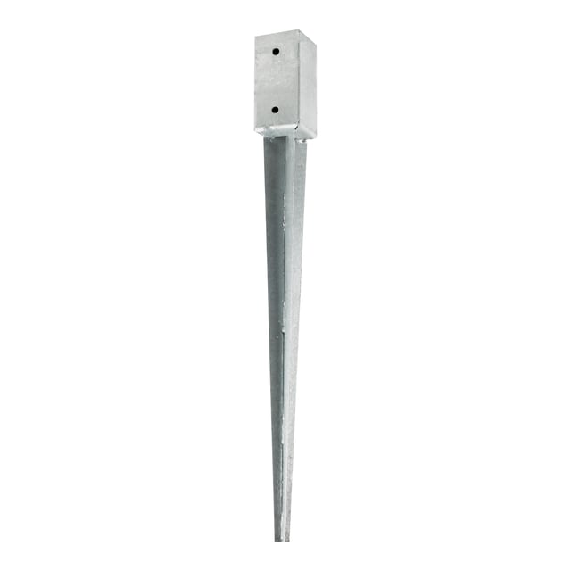 BASE ACERO GALVANIZADO PARA EMPOTRAR 7X7 CM