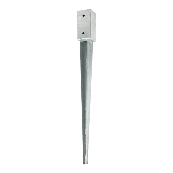BASE ACERO GALVANIZADO PARA EMPOTRAR 7X7 CM