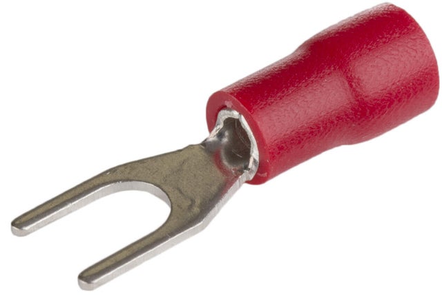 50 UD TERMINAL HORQUILLA ROJO 1.5/4MM