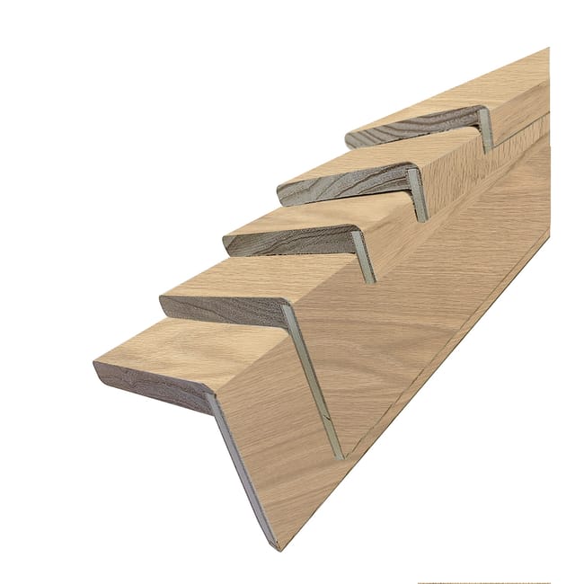 PAQUETE 5 MOLDURAS ALA 10+45 MM ROBLE DEC - 1