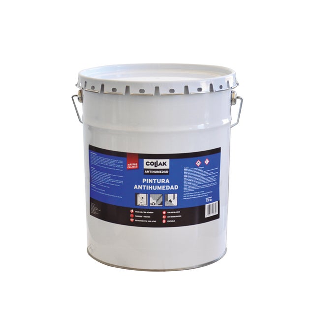 PINTURA INTERIOR/EXTERIOR ANTIHUMEDAD 15KG BLANCO