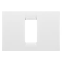 MARCO 1 MODULO CAJA RECTANGULAR SERIE SYSTEM BLANCO - 1