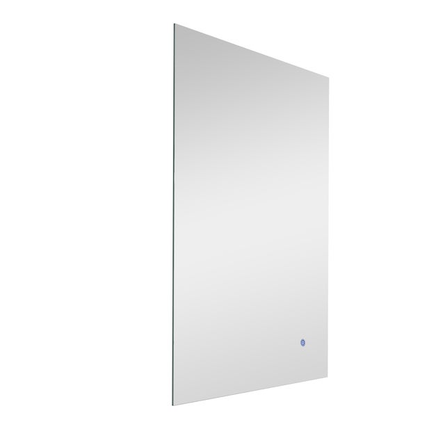 ESPEJO DE BAÑO CON LUZ LED RETRO 80X80CM