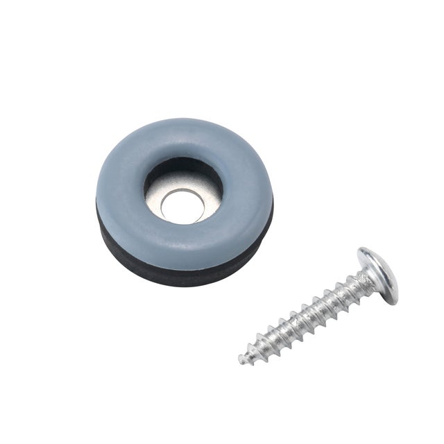 PATIN DESLIZANTE TEFLON ATORNILLAR 22MM GRIS 4 UDS