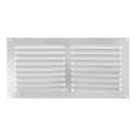 REJILLA DE VENTILACION SOBREPONER ALUMINIO BRUTO 15 X 30 CM ESPESOR 0.6  MM - 1