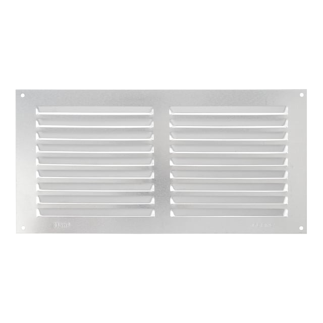 REJILLA DE VENTILACION SOBREPONER ALUMINIO BRUTO 15 X 30 CM ESPESOR 0.6  MM