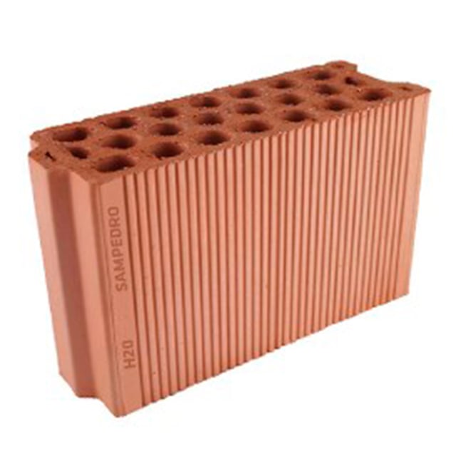 LADRILLO PERFORADO MACHIHEMBRADO H20 30X19X11CM