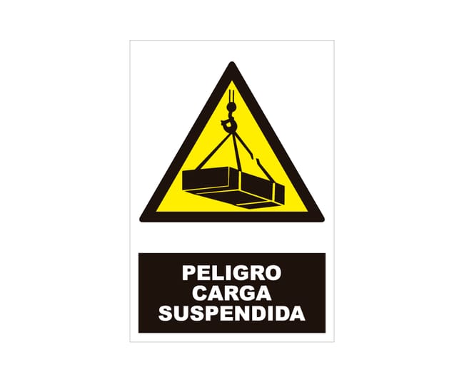 SEÑAL CARTEL CARGA SUSPENDIDA 1UD - 1