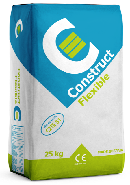 CEMENTO COLA CONSTRUCT FLEXIBLE C2TES1 25KG BCO