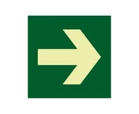 SEÑAL FOTOLUMINISCENTE FLECHA 1UD - 1