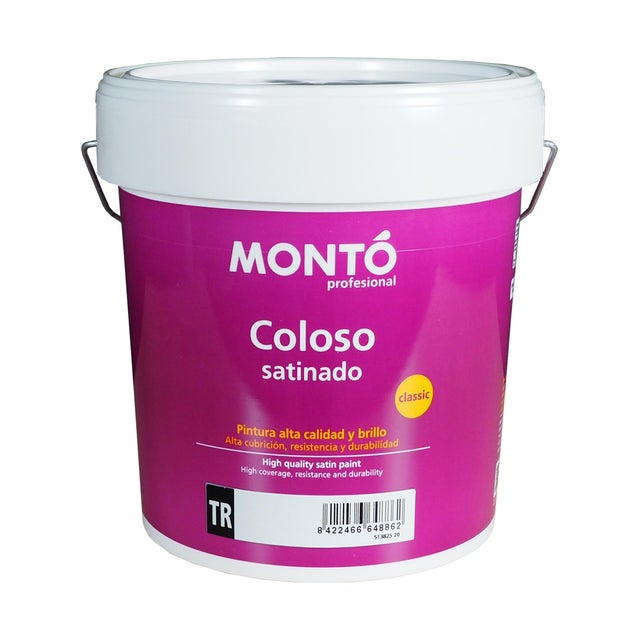 BASE PINTURA PLÁSTICA SATINADA COLOSO 12L TONOS INTENSOS