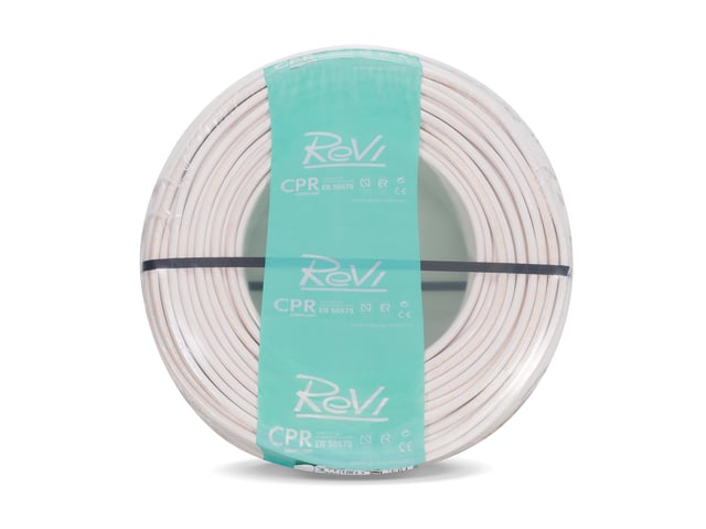 CABLE ELÉCTRICO H05VV-F 3G 2.5MM2 BLANCO 50M