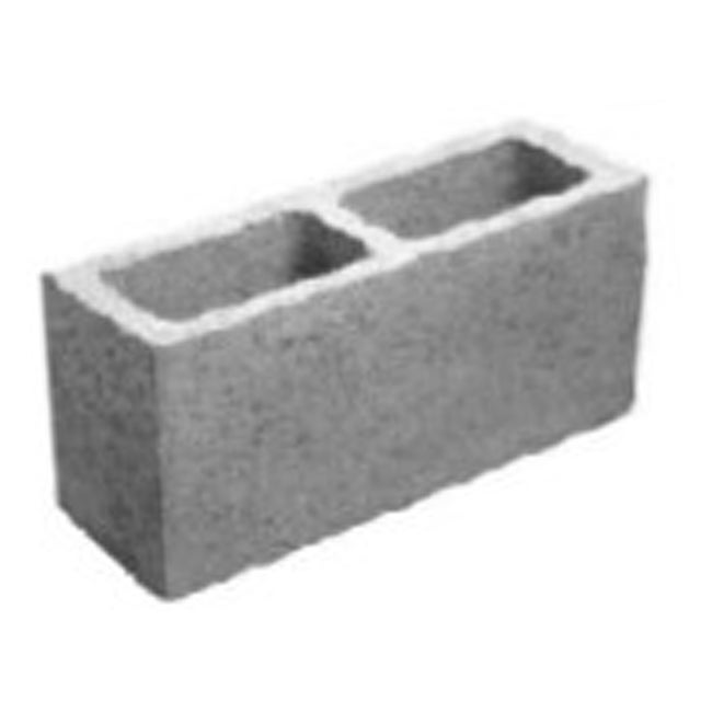 BLOQUE DE HORMIGÓN GRIS 40X20X15 CM