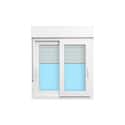 VENTANA PVC CORREDERA BLANCA 100X118CM - 1