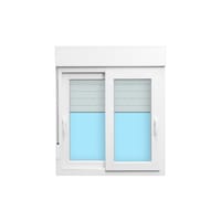 VENTANA PVC CORREDERA BLANCA 100X118CM - 1