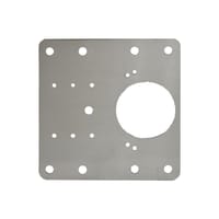 PLACA REPARACION PARA BISAGRA MUEBLE ACERO INOX   - 1