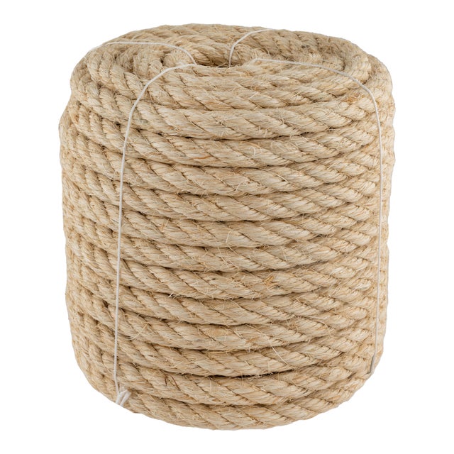 CUERDA SISAL CABLEADA 14MM 25M BEIGE ROMBULL