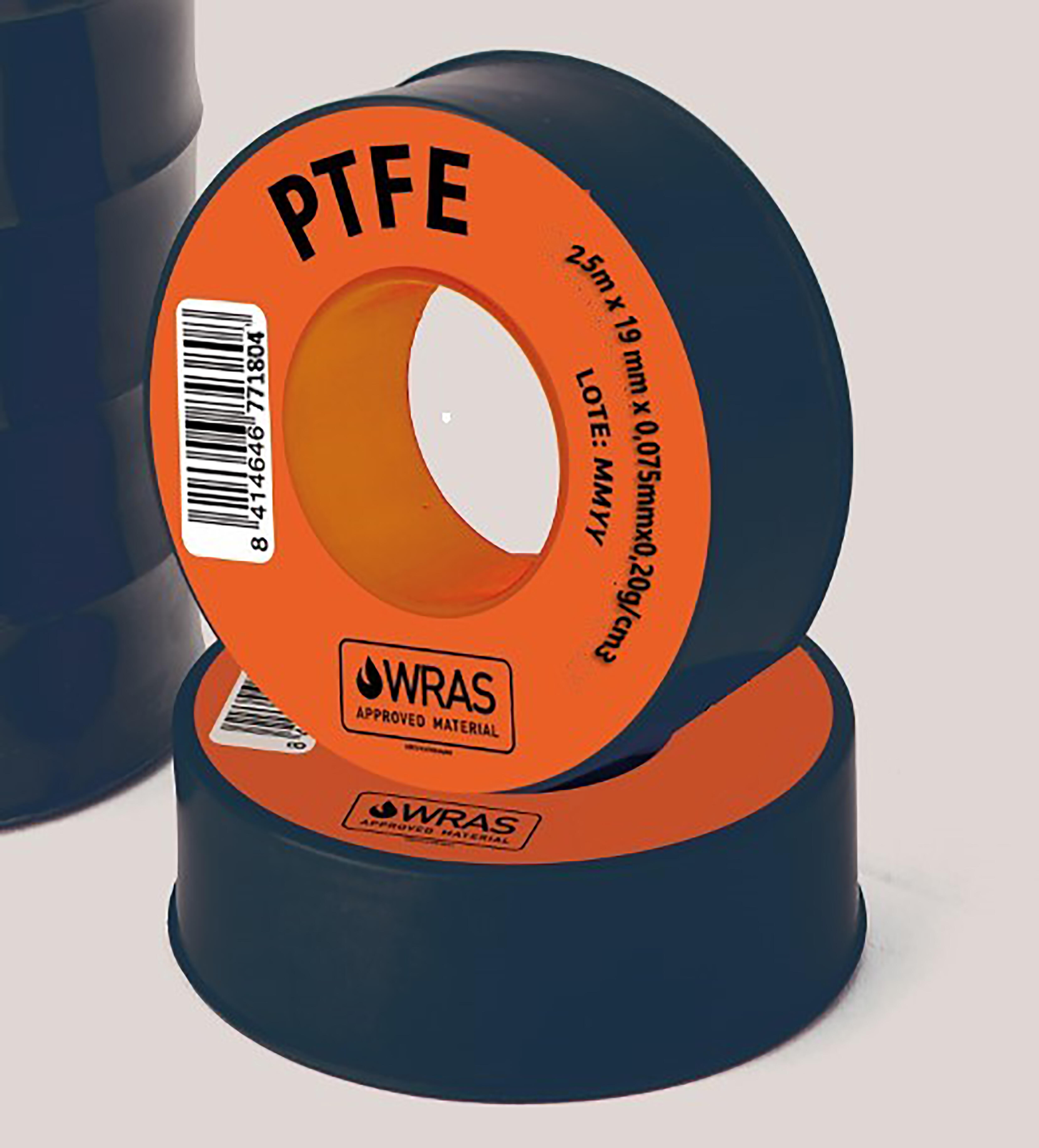 CINTA TEFLÓN Ø19X0.075MM 50M 0.2GR/CM2 - 2