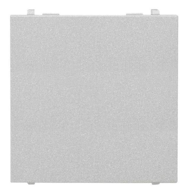 TAPA CIEGA ANCHA SERIE ZENIT PLATA