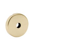 ESCUDO PARA CONDENA REDONDO LATON PULIDO BRILLO  - 1