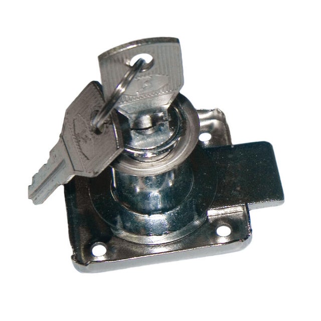 CERRADURA DE BOMBILLO PARA ARMARIO 25 MM