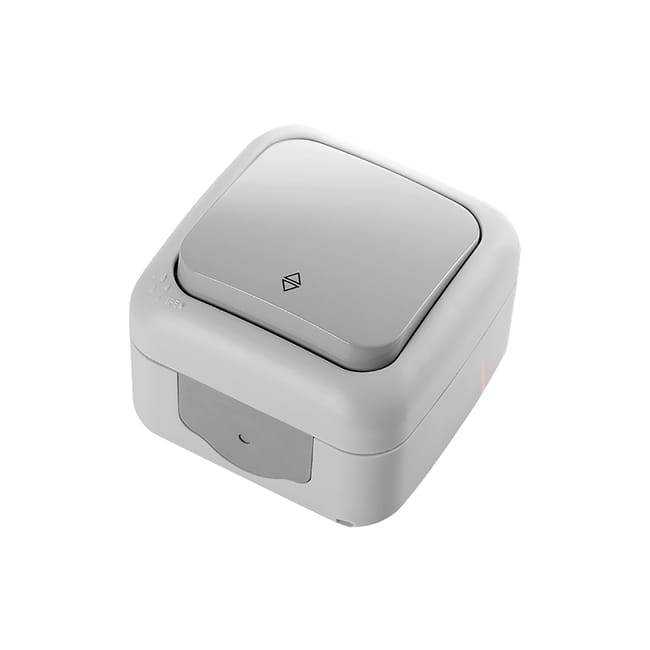 CONMUTADOR SERIE SIEMENS COLOR GRIS IP54 - 1