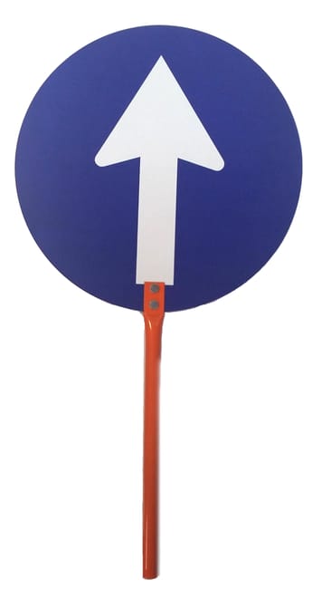 SEÑAL PALETA MANUAL STOP/PASE 1UD - 1
