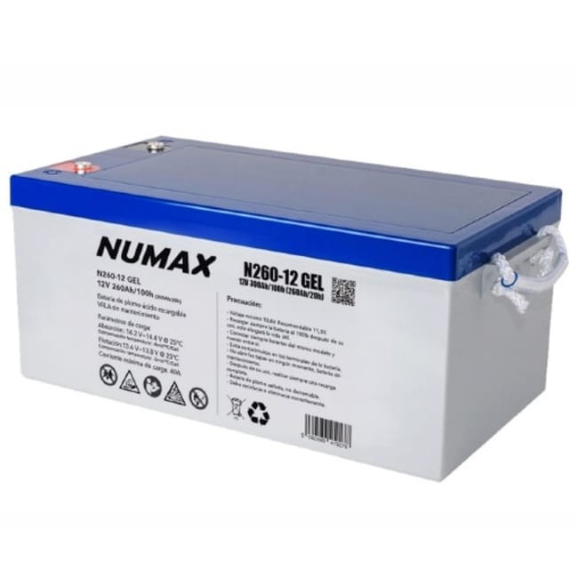 BATERÍA GEL 12V 300AH C100 NUMAX - 1