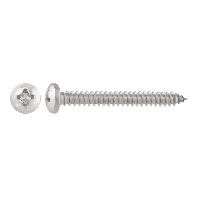 TORNILLOS ROSCA CHAPA PARA METAL INOXIDABLES 5,5X50MM. 100UDS