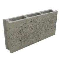 BLOQUE DE HORMIGÓN GRIS 50X25X9 CM - 1