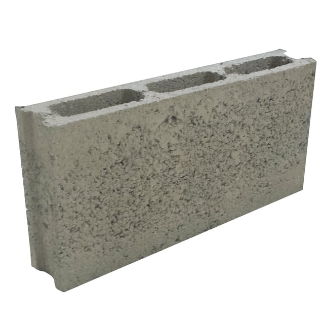 BLOQUE DE HORMIGÓN GRIS 50X25X9 CM