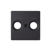 TAPA TOMA TV-RADIO-SAT SERIE SIMON 82 CONCEPT NGR - 1