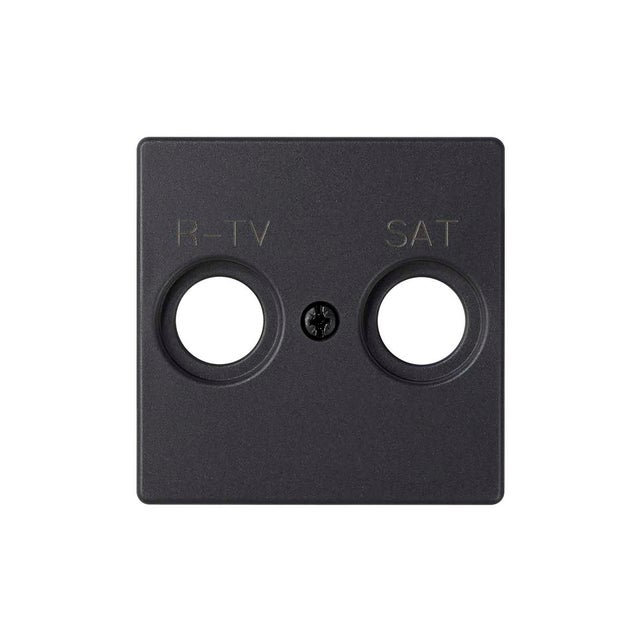 TAPA TOMA TV-RADIO-SAT SERIE SIMON 82 CONCEPT NGR