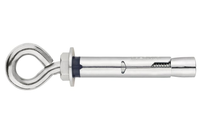 ANCLAJE METÁLICO ANTI GIRO PARA HORMIGÓN, ACHA-8 CON ARGOLLA DE ACERO, 4UDS