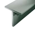 PERFIL EN T ALUMINIO ANODIZADO 20X20X1,3MM 2,6M - 2