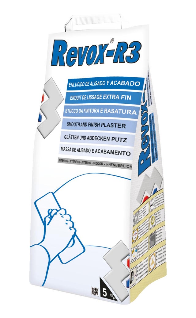 PLASTE EN POLVO CAPA FINA ACABADO REVOX R-3 8H 5KG
