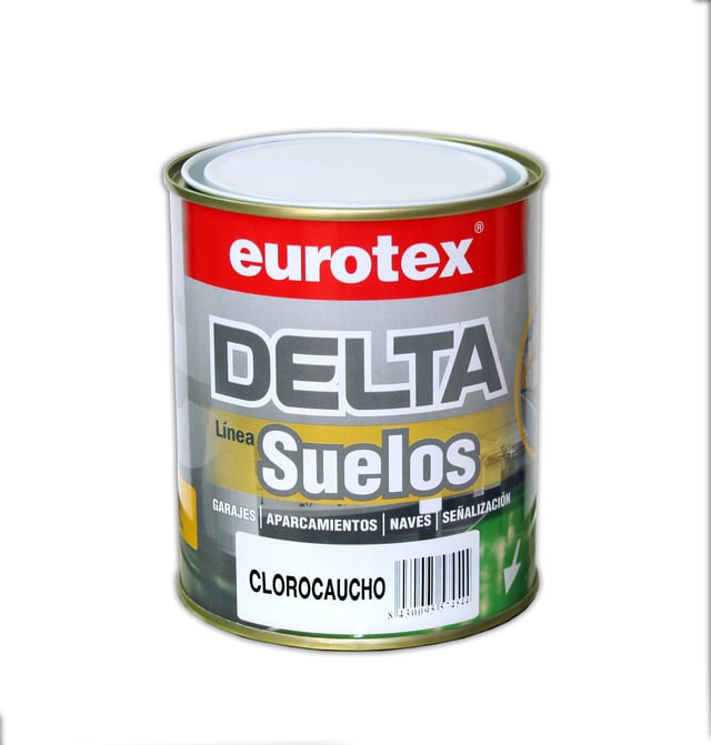 PINTURA  CLOROCAUCHO SUELOS DELTA SPORT 4L ROJO