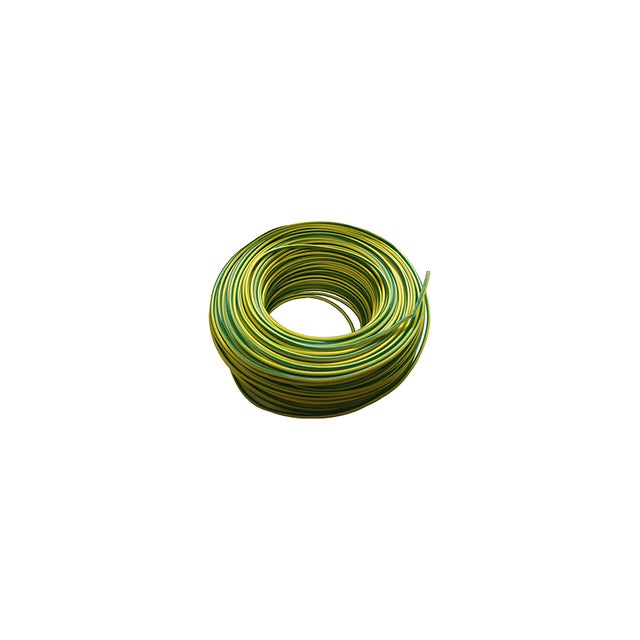 HILO FLEXIBLE LIBRE HALÓGENOS H07Z1-K 4mm2  VERDE/AMARILLO 100M