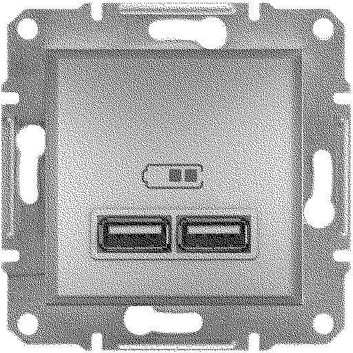 TOMA DOBLE USB SERIE ASFORA ALUMINIO