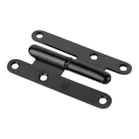 BISAGRA PERNIO A IZQUIERDA 95X52MM PINTADO NEGRO - 1