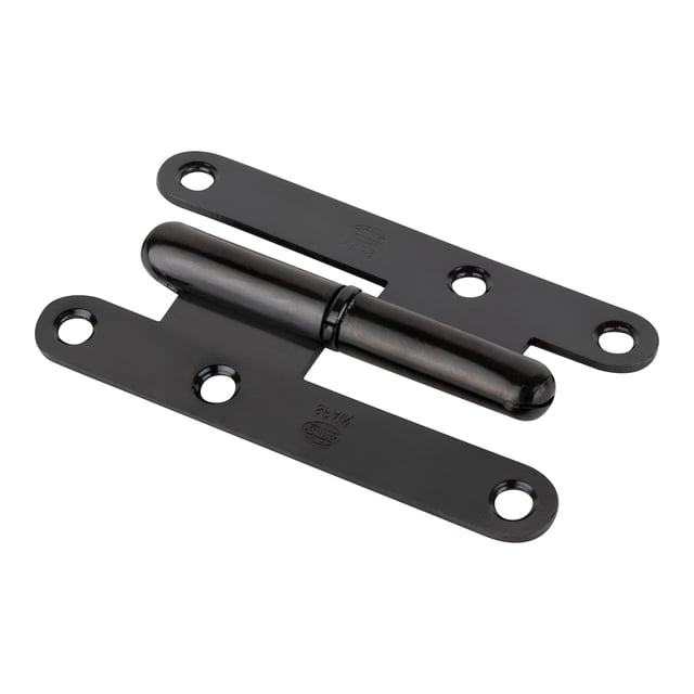 BISAGRA PERNIO A IZQUIERDA 95X52MM PINTADO NEGRO
