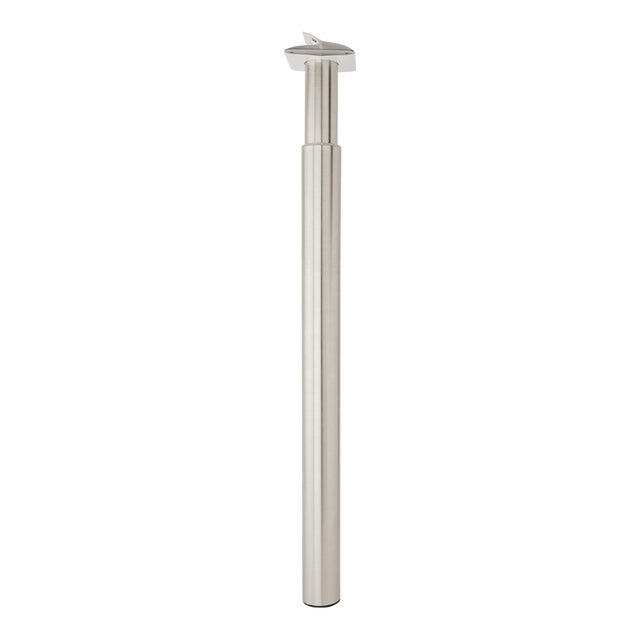 PATA MUEBLE METAL EXTENSIBLE REDONDA  700-1100MM CROMO. 1UD