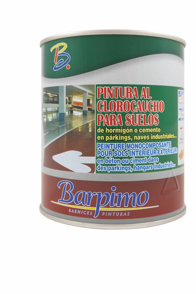 PINTURA CLOROCAUCHO SUELOS BARPIMO 15L ROJO INGLES