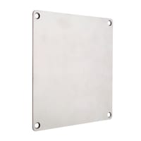 PLACA CIEGA CUADRADA ACERO INOXIDABLE MODELO 8301 - 1