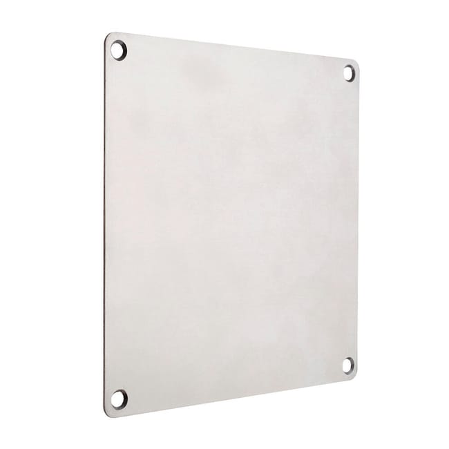 PLACA CIEGA CUADRADA ACERO INOXIDABLE MODELO 8301 - 1