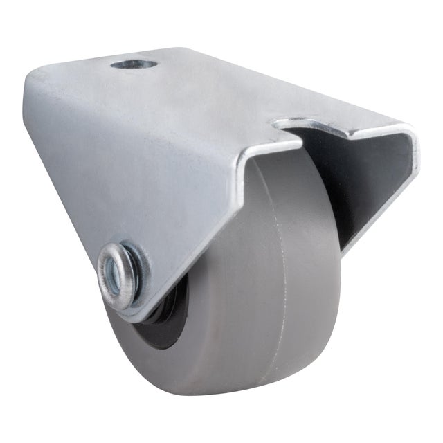 RUEDA FIJA 30MM GOMA. HASTA 20KG.