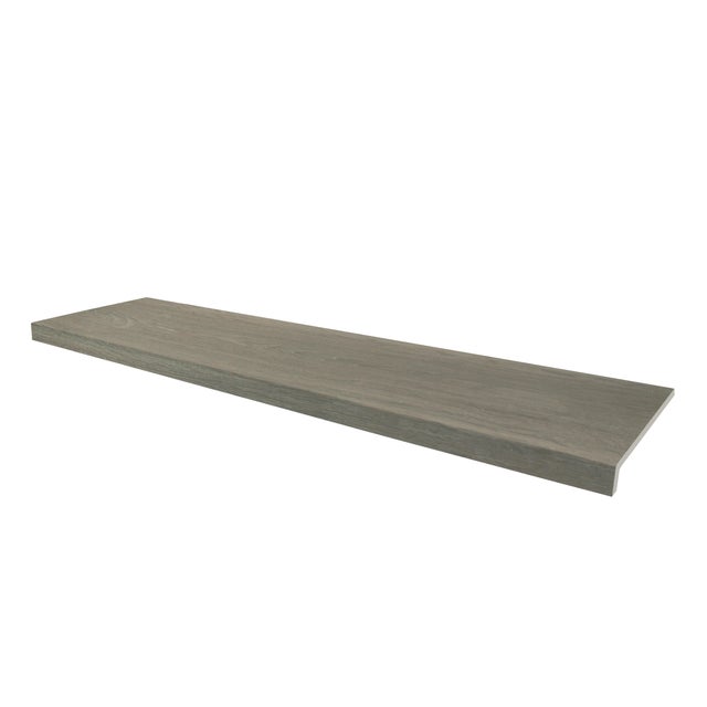 PELDAÑO PORCELÁNICO 31.7X120CM HARDWOOD ARGENT
