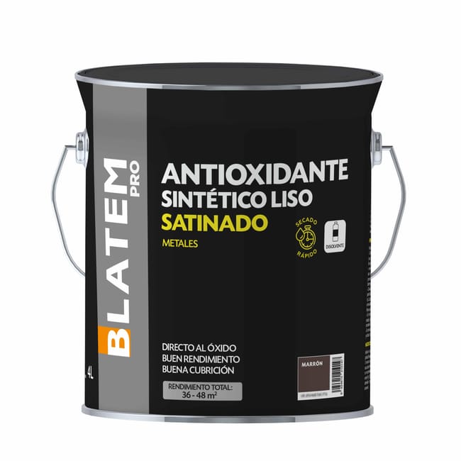 ESMALTE SINTETICO ANTIOXIDANTE BRILLANTE 4L MARRON - 1
