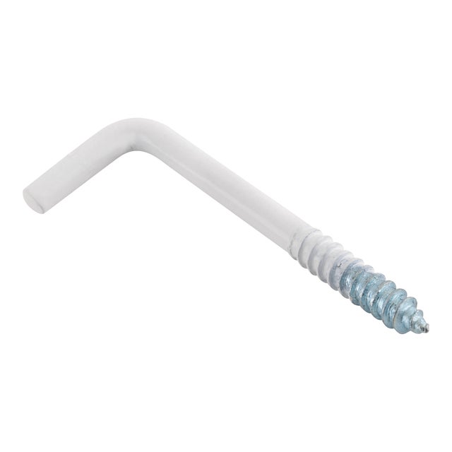 ESCARPIA ACERO PINTADA BLANCA 3.7 X 50  MM. 8 UDS